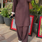 Siya Brown Farshi set