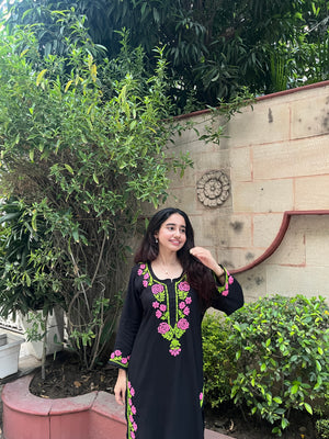 Zaisha Rayon Chikankari kurti