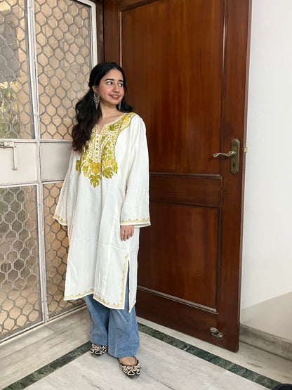 Kashmiri Aari Woollen Pheran