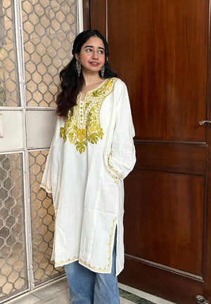 Kashmiri Aari Woollen Pheran