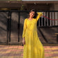 Riya viscose kurta set- Yellow