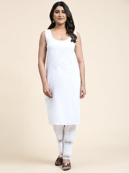 Cotton long inner - White