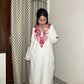 Zoya woollen kurta set- white
