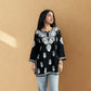 Disha Rayon Short Kurta- Black